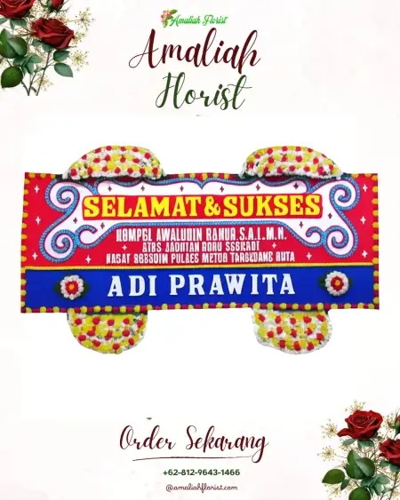 Papan Bunga Ucapan Selamat Goras Jaya