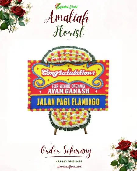Sewa Papan Bunga Goras Jaya